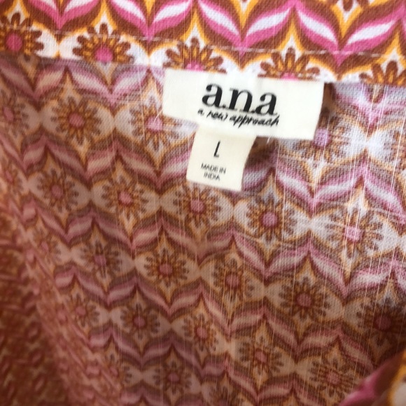 ‼️LAST CHANCE ‼️ A.n.a || NWT || Retro Geo Red Cropped Tank Top - Picture 3 of 8